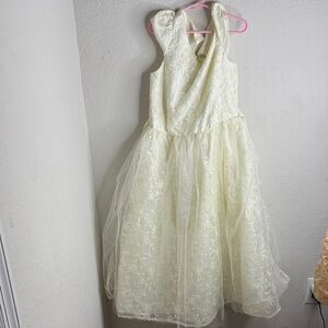 Kensie Girl Ivory Floral Kids Dress